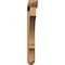 Ekena Millwork Balboa Arts and Crafts Rough Sawn Bracket w/ Offset Brace, Western Red Cedar, 6"W x 46"D x 46"H BKT0604X46X46BOA03RWR - alternate 3